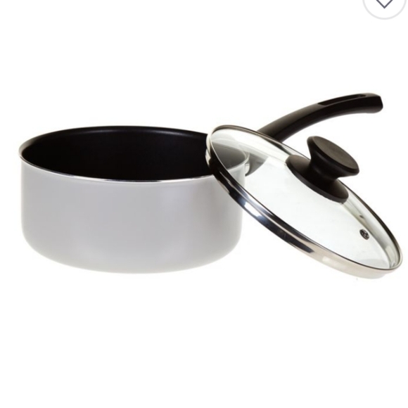 🆕 Simply Essential™ Nonstick 1.5qt Aluminum Covered Sauce pan in Grey - Picture 2 of 7